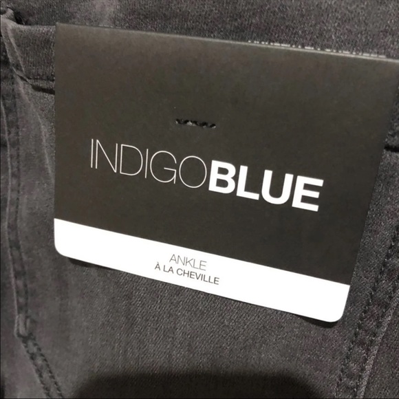 Indigo Blue Maternity Ankle Jeans 2x - Picture 7 of 8